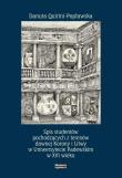 Spis studentów pochodzących z terenów dawnej.... Autor: Danuta Quirini-Popławska. Dadada.pl Okładka książki Spis studentów pochodzących z terenów dawnej...