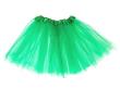 Opakowanie Spódniczka tiulowa 3 warstwy na gumce zielona 30cm