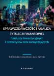 Sprawozdawczość i analiza sytuacji finansowej... Autor: Szczepankiewicz Elżbieta Izabela, Joanna Błażyńska. Dadada.pl Okładka książki Sprawozdawczość i analiza sytuacji finansowej..