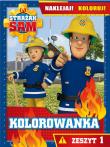Okładka książki Strażak Sam Kolorowanka Naklejaj!Koloruj! Zeszyt 1