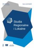 Okładka książki Studia Regionalne i Lokalne 2/2025