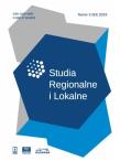 Okładka książki Studia Regionalne i Lokalne 3/2023