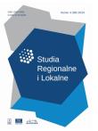 Okładka książki Studia Regionalne i Lokalne 4/2024
