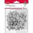 Opakowanie Styropianowe gwiazdki 30x28mm srebrne 18szt