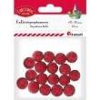 Opakowanie Styropianowe kulki 15/20mm czerwone 24szt
