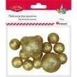 Opakowanie Styropianowe kulki 16/25/27mm złote 14szt