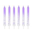 Opakowanie Świeczki urodzinowe fioletowe 6szt