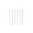 Opakowanie Świeczki urodzinowe gładkie biały 14cm 12szt