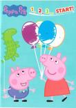 Świnka Peppa 1, 2, 3... start!. Autor:   Praca zbiorowa. Dadada.pl Okładka książki Świnka Peppa 1, 2, 3... start!