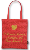 Szekspir Torba bawełniana Romeo i Julia. Wydawca: Half Moon Bay. Dadada.pl Opakowanie Szekspir Torba bawełniana Romeo i Julia