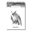Opakowanie Szkicownik A6/60K na spirali - Nietoperz