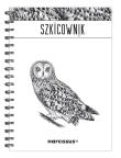 Opakowanie Szkicownik B5 na spirali gładki Sowa