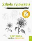 Szkoła rysowania Szkicownik Przyroda. Autor: Natalia Berlik. Dadada.pl Okładka książki Szkoła rysowania Szkicownik Przyroda