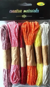 Opakowanie Sznurki papierowe 6 kolorów