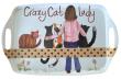 Opakowanie Taca duża Crazy Cat Lady Kociara