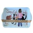 Opakowanie Taca mała Crazy Cat Lady Kociara