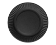 Opakowanie Talerzyki papierowe czarne 18cm 6szt