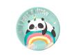 Opakowanie Talerzyki papierowe Rozmarzona Panda 18cm 6szt