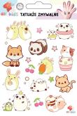Opakowanie Tatuaże zmywalne dla dzieci Sweet kawaii cute