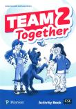 Team Together 2 Activity Book. Autor: Lesley Koustaff, Susan Rivers. Dadada.pl Okładka książki Team Together 2 Activity Book