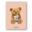 Teczka A4+ z gumką Teddies&Miś Boba Tea. Wydawca: Narcissus. Dadada.pl Opakowanie Teczka A4+ z gumką Teddies&Miś Boba Tea