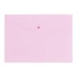 Opakowanie Teczka A4 zamykane na zatrzak pastel różowy