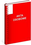 Opakowanie Teczka akt osobowych A4 czerwona (10szt)
