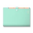 Opakowanie Teczka z przegródkami A4 PP-105 zielona pastel