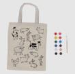 Opakowanie Torba płócienna do kolorowania z farbkami - Farma