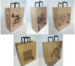 Opakowanie Torebka Kraft 380x320 XL kwiaty mix FRESH