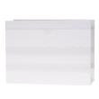 Opakowanie Torebka Lux 55x40x20cm brokat biała ROZETTE 12 szt