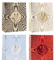 Opakowanie Torebka ozdobna 18x23x8cm hot-stamp mix ROZETTE