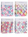 Opakowanie Torebka ozdobna 26x32x10cm hot-stamp mix ROZETTE