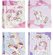 Opakowanie Torebka ozdobna 26x32x10cm hot-stamp mix ROZETTE