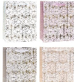Opakowanie Torebka ozdobna 26x32x12cm hot-stamp mix ROZETTE