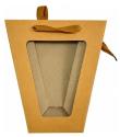 Opakowanie Torebka ozdobna TS-2 - trapez szara - 16x26x11