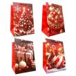 Opakowanie Torebka prezentowa M Boże Narodzenie szerokie dno