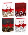 Opakowanie Torebka prezentowa M Boże Narodzenie szerokie dno