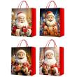 Opakowanie Torebka prezentowa S Boże Narodzenie brokat mix