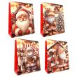 Opakowanie Torebka prezentowa XL Boże Narodzenie szerokie dno