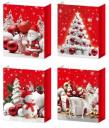 Opakowanie Torebka prezentowa XL Boże Narodzenie szerokie dno
