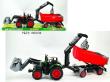 Opakowanie Traktor z koparko-ładowarką i przyczepą