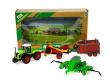 Opakowanie Traktor z maszynami rolniczymi napęd na kolo