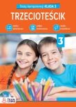 Trzecioteścik. Testy kompetencji klasa 3 - uszkodzone. Autor: Włodarczyk Katarzyna. Dadada.pl Okładka książki Trzecioteścik. Testy kompetencji klasa 3 - uszkodzone