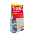 Warszawa, Łomianki, Ząbki; papierowy plan miasta 1:26 000. Autor: Opracowanie zbiorowe. Dadada.pl Okładka książki Warszawa, Łomianki, Ząbki; papierowy plan miasta 1:26 000