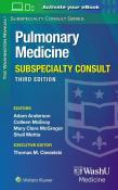 Okładka książki Washington Manual Pulmonary Medicine Subspecialty Consult