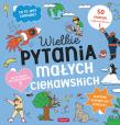 Okładka książki Wielkie pytania małych ciekawskich. Książka z okienkami