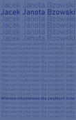 Okładka książki Wiersze inżynierskie dla zwykłych ludzi
