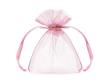 Opakowanie Woreczki z organzy różowy 10cm 10szt