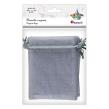 Opakowanie Woreczki z organzy szare 9x12cm 6szt